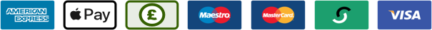 Accepted payments: Cash, BACS, Apple Pay, American Express, Maestro, Mastercard and Visa.